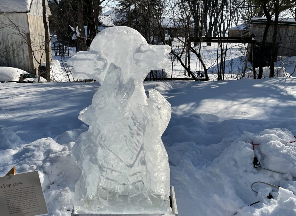 Statue de glace